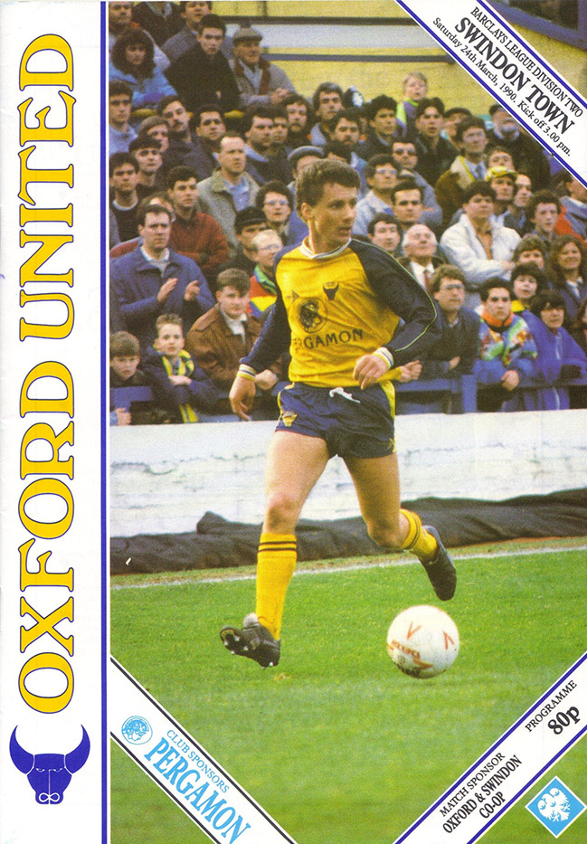 <b>Saturday, March 24, 1990</b><br />vs. Oxford United (Away)